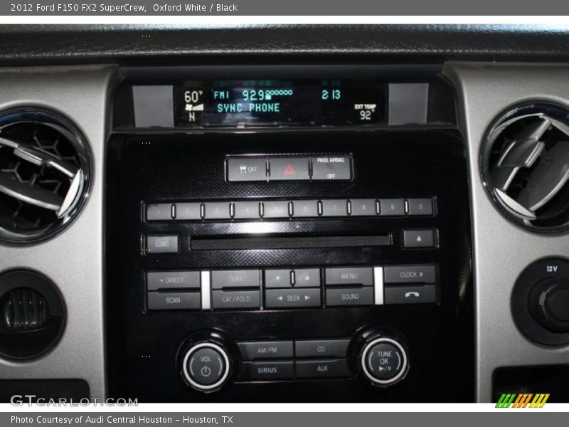 Oxford White / Black 2012 Ford F150 FX2 SuperCrew