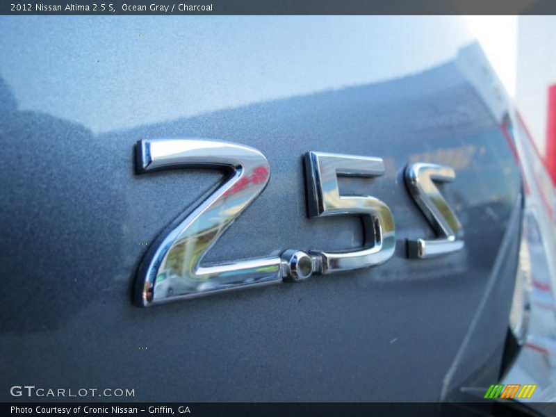 Ocean Gray / Charcoal 2012 Nissan Altima 2.5 S