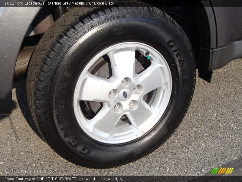 Sterling Grey Metallic / Charcoal Black 2011 Ford Escape XLT