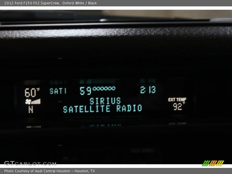 Oxford White / Black 2012 Ford F150 FX2 SuperCrew