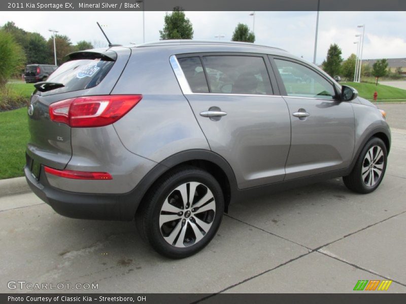Mineral Silver / Black 2011 Kia Sportage EX