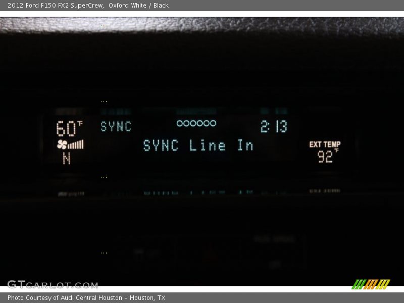 Oxford White / Black 2012 Ford F150 FX2 SuperCrew