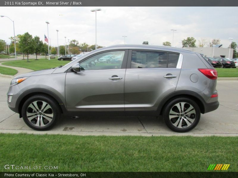 Mineral Silver / Black 2011 Kia Sportage EX