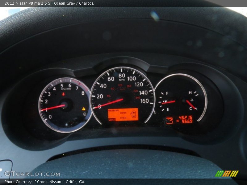 Ocean Gray / Charcoal 2012 Nissan Altima 2.5 S
