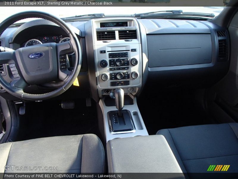 Sterling Grey Metallic / Charcoal Black 2011 Ford Escape XLT