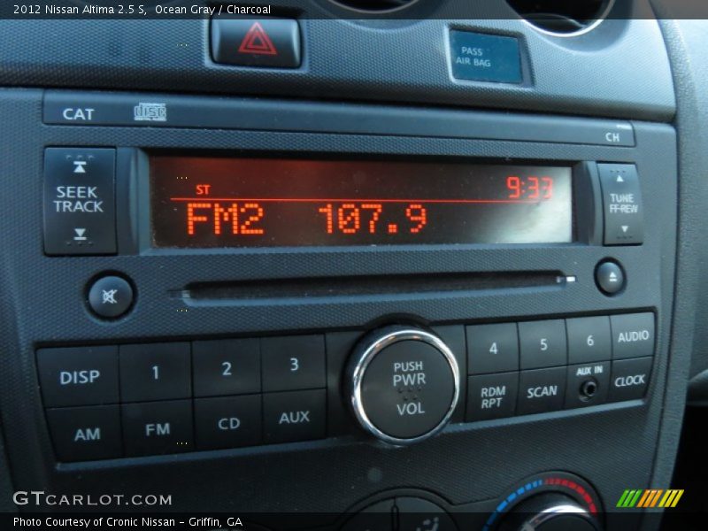 Ocean Gray / Charcoal 2012 Nissan Altima 2.5 S