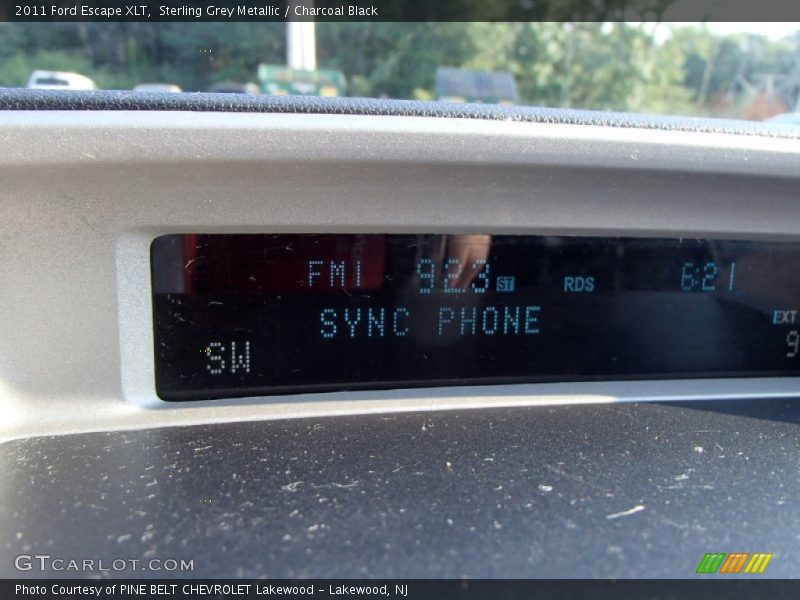 Sterling Grey Metallic / Charcoal Black 2011 Ford Escape XLT