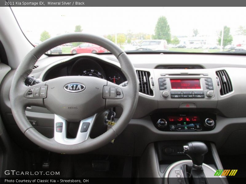 Mineral Silver / Black 2011 Kia Sportage EX