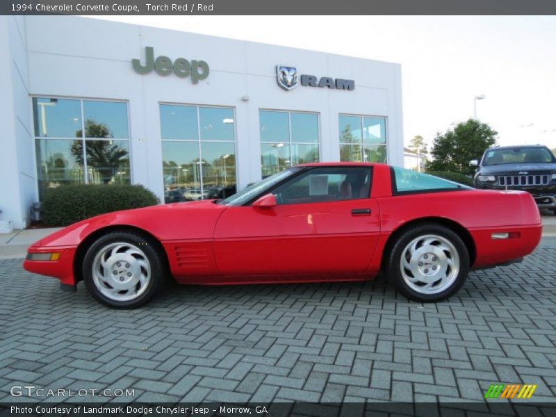 Torch Red / Red 1994 Chevrolet Corvette Coupe
