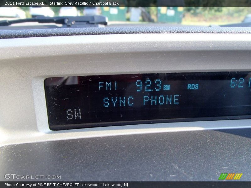 Sterling Grey Metallic / Charcoal Black 2011 Ford Escape XLT