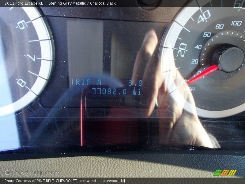 Sterling Grey Metallic / Charcoal Black 2011 Ford Escape XLT