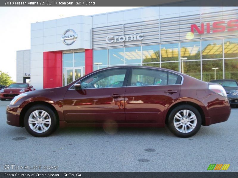 Tuscan Sun Red / Blond 2010 Nissan Altima 2.5 SL