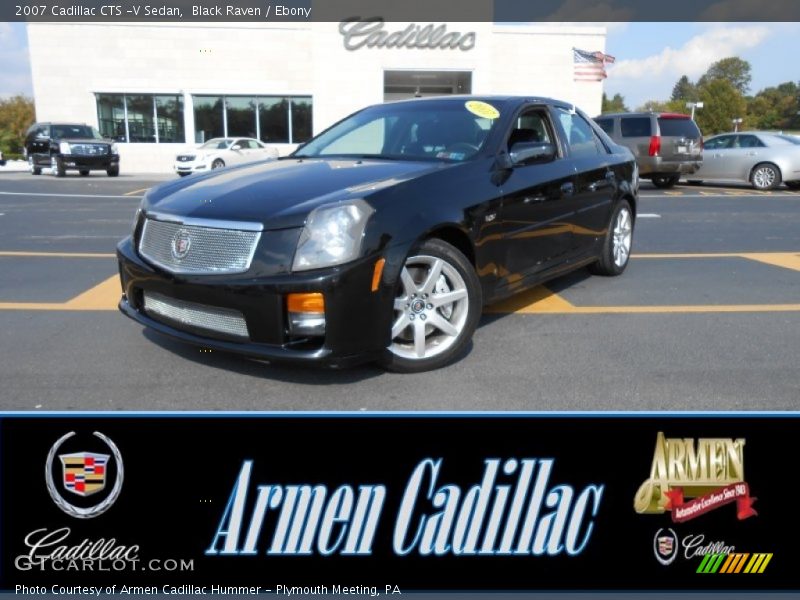 Black Raven / Ebony 2007 Cadillac CTS -V Sedan