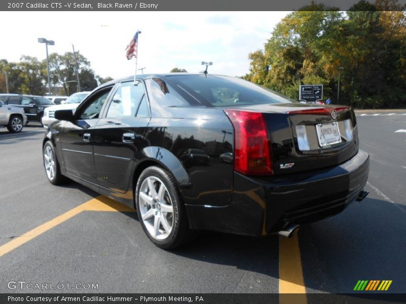 Black Raven / Ebony 2007 Cadillac CTS -V Sedan