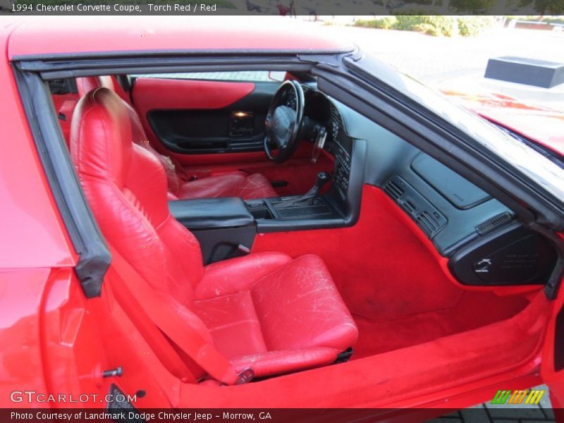 Front Seat of 1994 Corvette Coupe