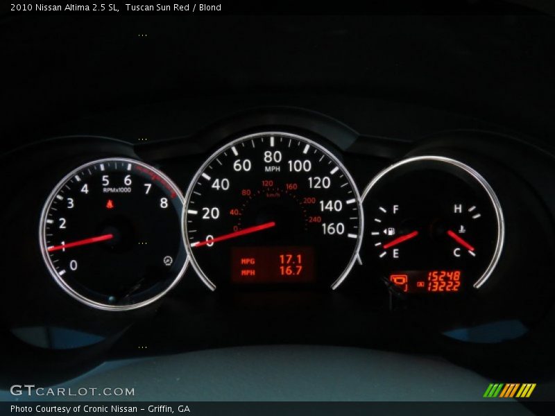 Tuscan Sun Red / Blond 2010 Nissan Altima 2.5 SL