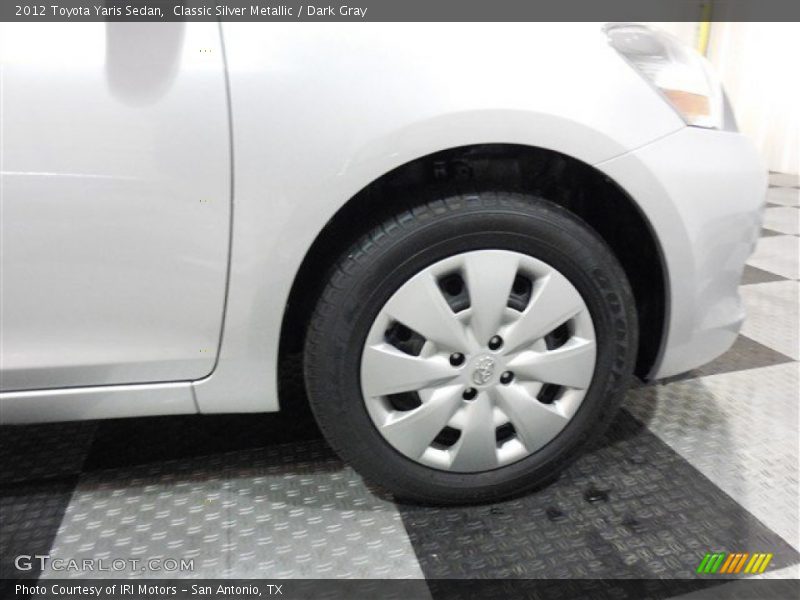 Classic Silver Metallic / Dark Gray 2012 Toyota Yaris Sedan