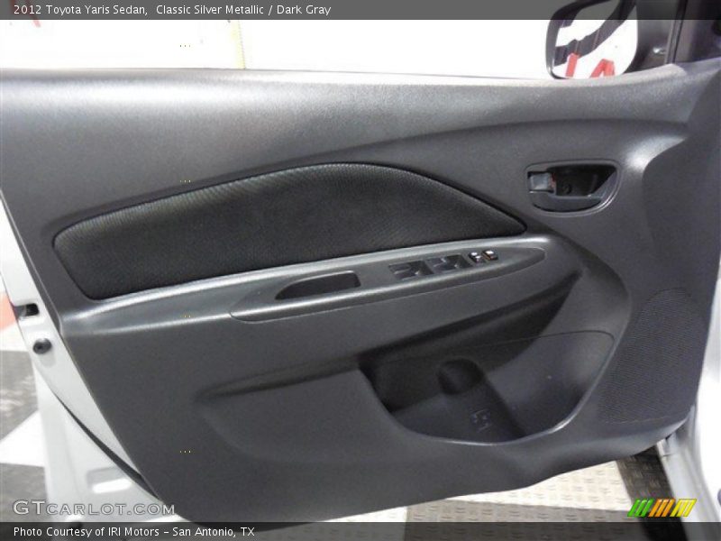Classic Silver Metallic / Dark Gray 2012 Toyota Yaris Sedan