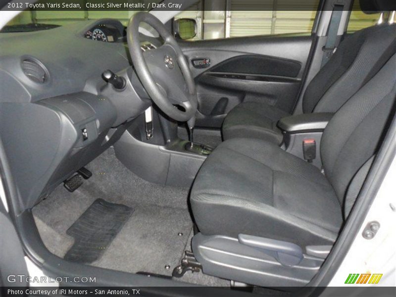 Classic Silver Metallic / Dark Gray 2012 Toyota Yaris Sedan