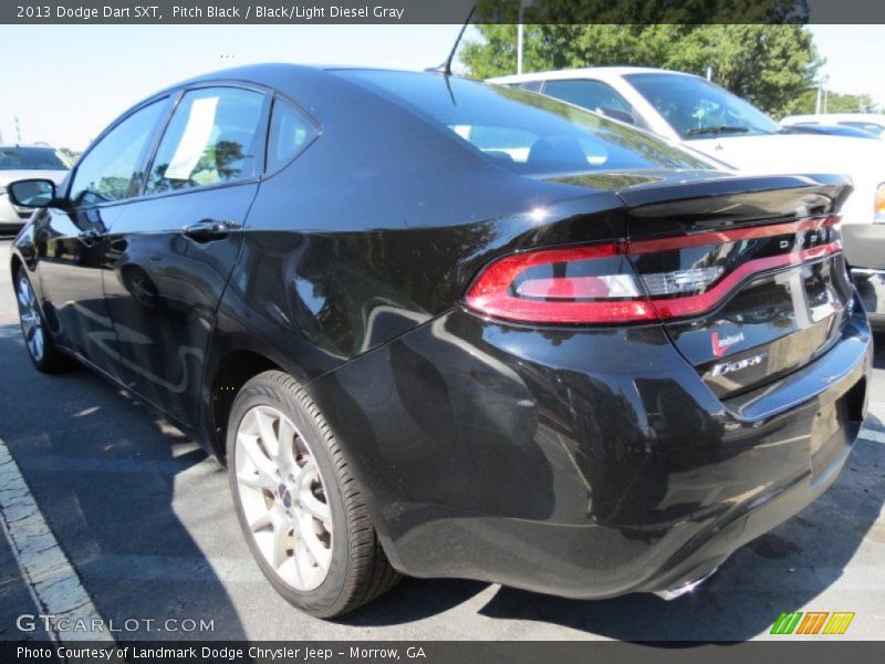 Pitch Black / Black/Light Diesel Gray 2013 Dodge Dart SXT