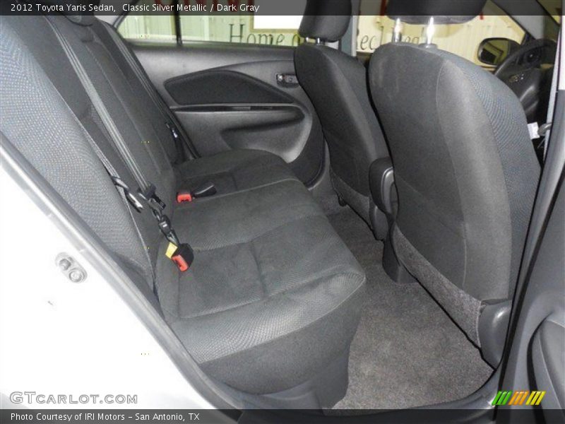 Classic Silver Metallic / Dark Gray 2012 Toyota Yaris Sedan