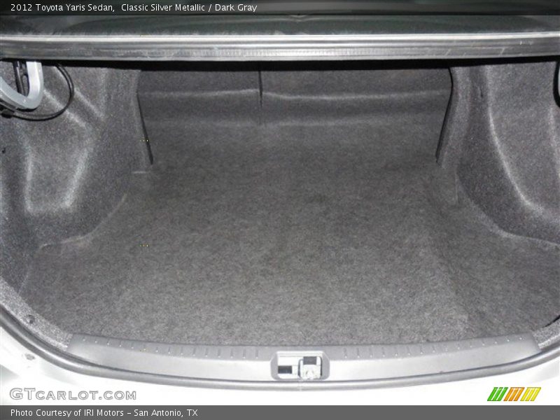 Classic Silver Metallic / Dark Gray 2012 Toyota Yaris Sedan