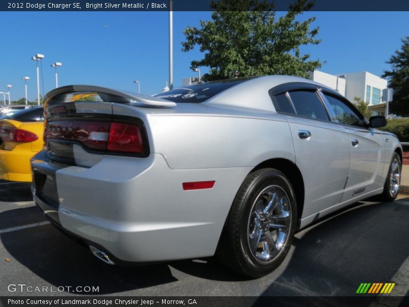 Bright Silver Metallic / Black 2012 Dodge Charger SE