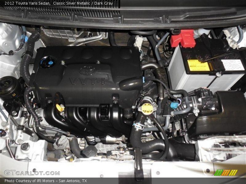 Classic Silver Metallic / Dark Gray 2012 Toyota Yaris Sedan