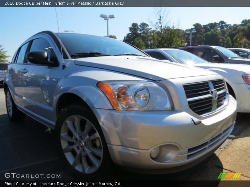 Bright Silver Metallic / Dark Slate Gray 2010 Dodge Caliber Heat