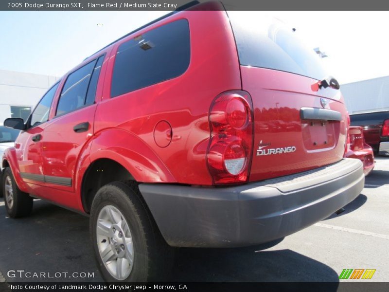Flame Red / Medium Slate Gray 2005 Dodge Durango SXT