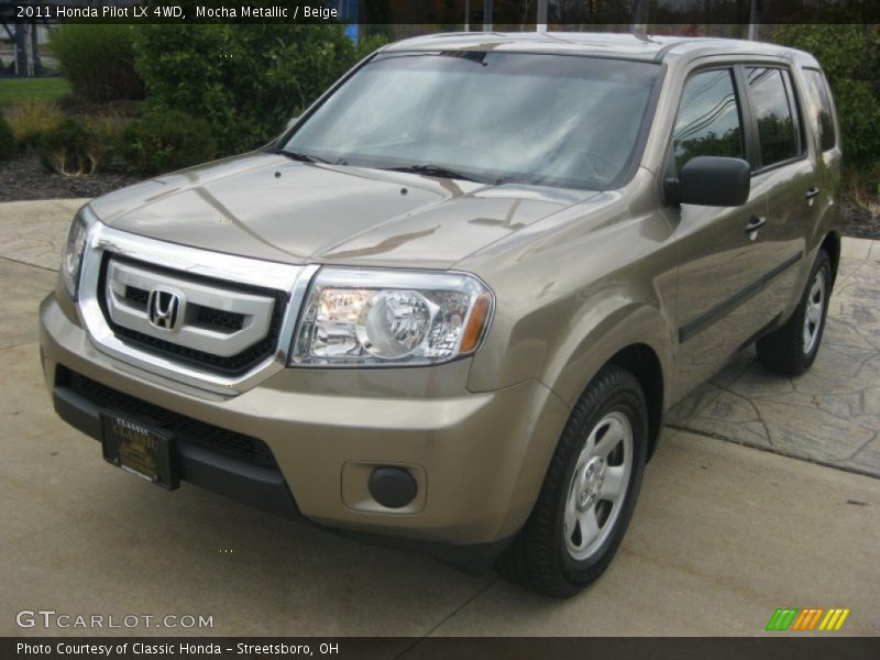 Mocha Metallic / Beige 2011 Honda Pilot LX 4WD