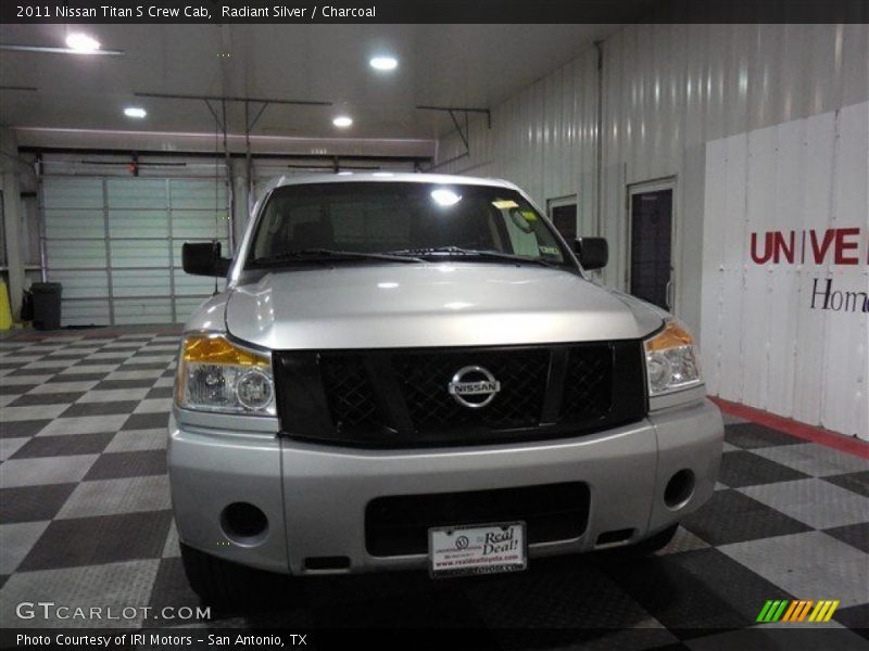 Radiant Silver / Charcoal 2011 Nissan Titan S Crew Cab