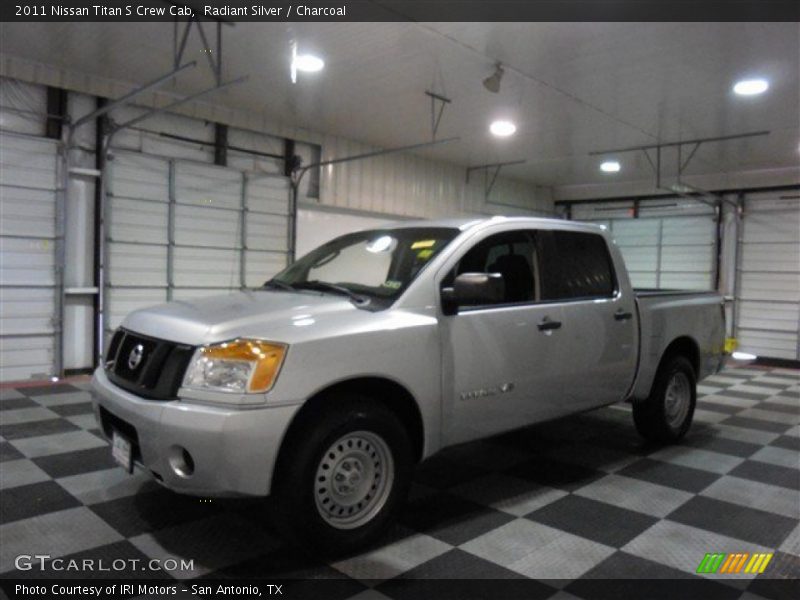 Radiant Silver / Charcoal 2011 Nissan Titan S Crew Cab