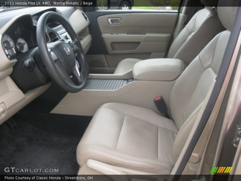 Mocha Metallic / Beige 2011 Honda Pilot LX 4WD