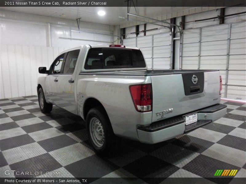 Radiant Silver / Charcoal 2011 Nissan Titan S Crew Cab