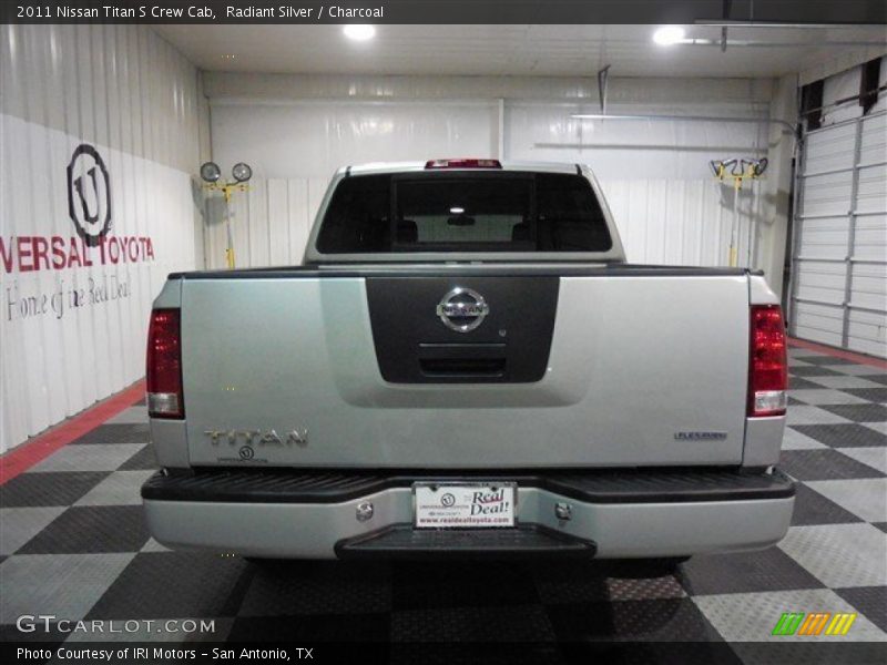 Radiant Silver / Charcoal 2011 Nissan Titan S Crew Cab