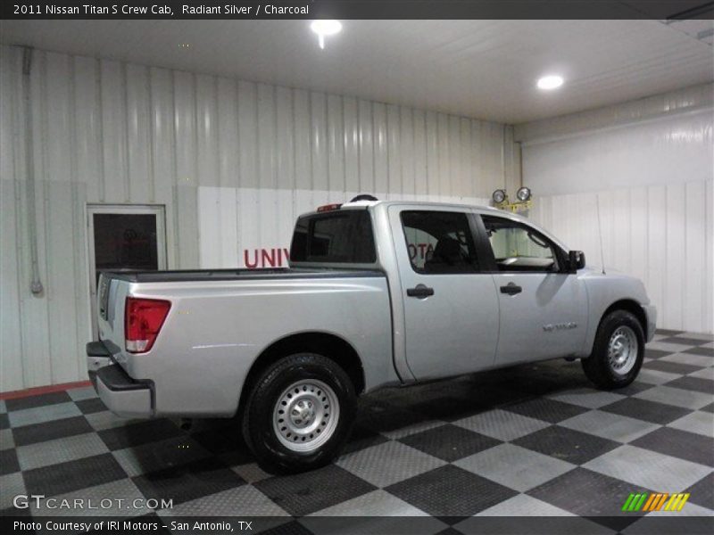 Radiant Silver / Charcoal 2011 Nissan Titan S Crew Cab