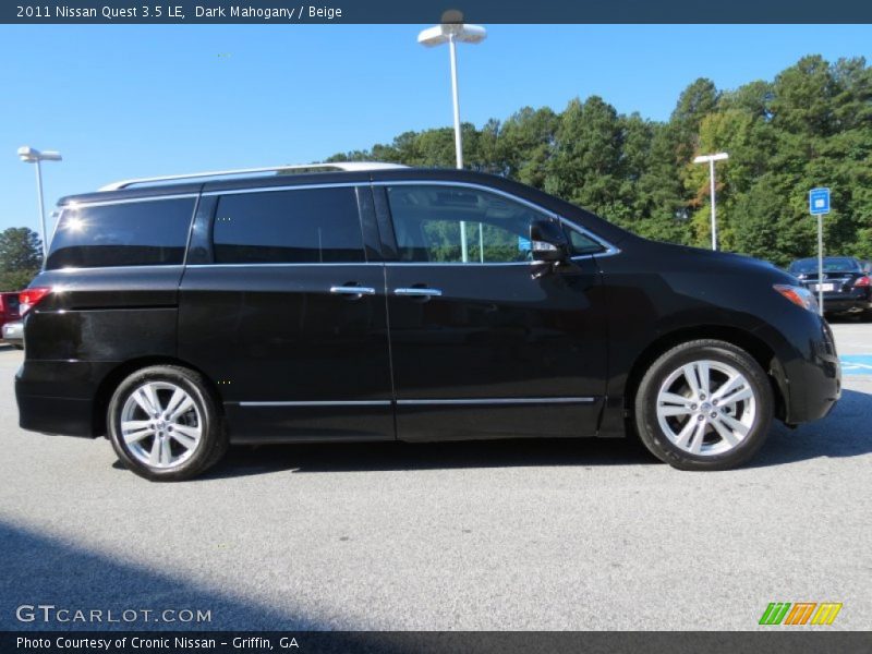 Dark Mahogany / Beige 2011 Nissan Quest 3.5 LE