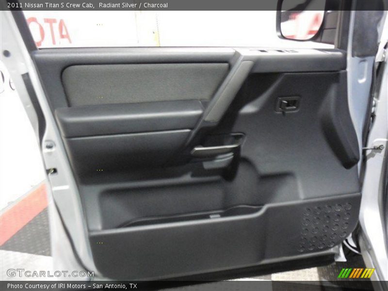 Radiant Silver / Charcoal 2011 Nissan Titan S Crew Cab