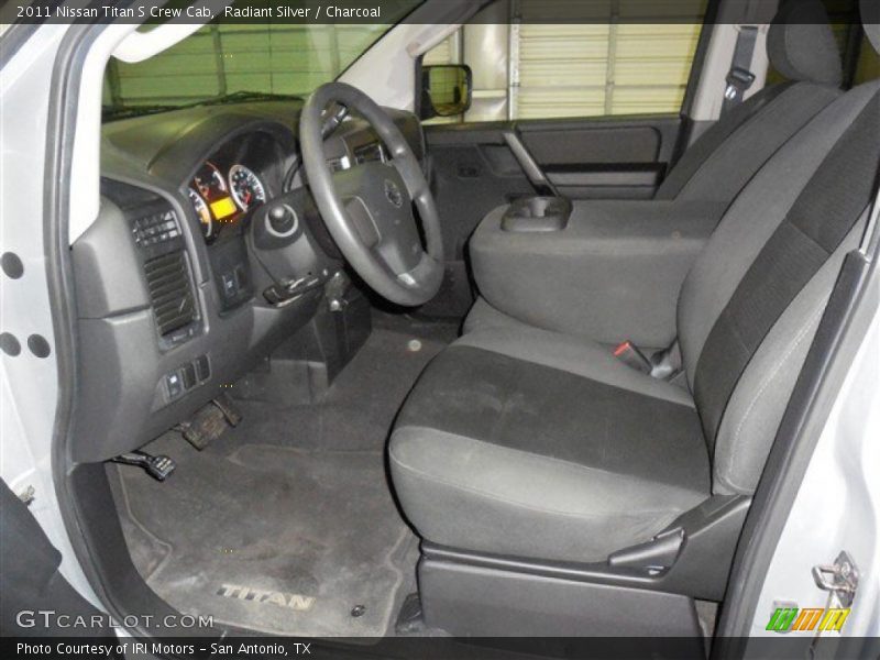 Radiant Silver / Charcoal 2011 Nissan Titan S Crew Cab