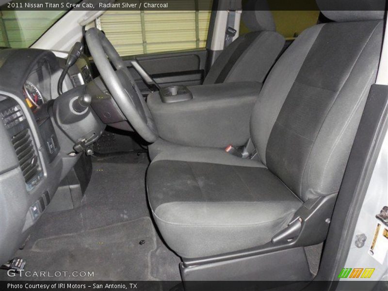Radiant Silver / Charcoal 2011 Nissan Titan S Crew Cab
