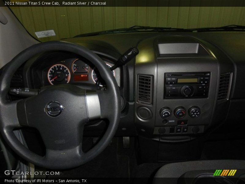 Radiant Silver / Charcoal 2011 Nissan Titan S Crew Cab