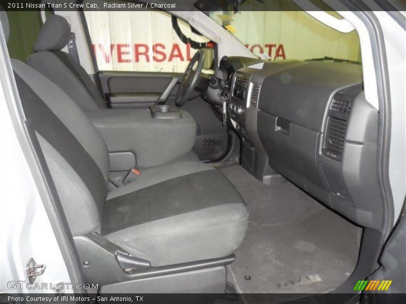 Radiant Silver / Charcoal 2011 Nissan Titan S Crew Cab