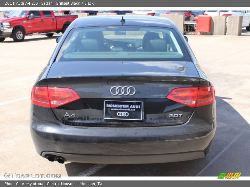 Brilliant Black / Black 2011 Audi A4 2.0T Sedan