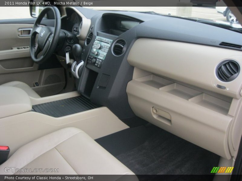 Mocha Metallic / Beige 2011 Honda Pilot LX 4WD