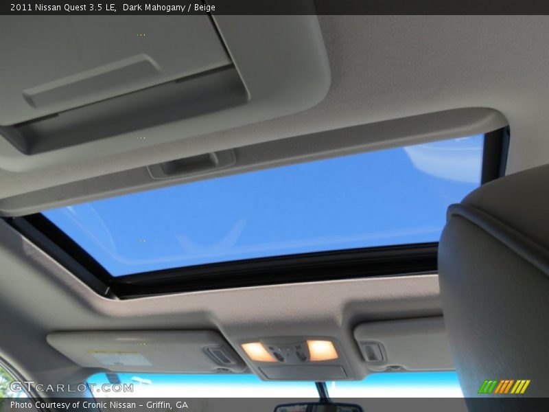 Dark Mahogany / Beige 2011 Nissan Quest 3.5 LE