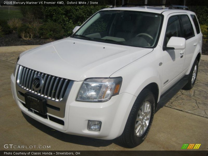 Oxford White / Stone 2008 Mercury Mariner V6 Premier 4WD