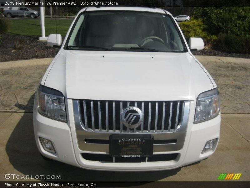 Oxford White / Stone 2008 Mercury Mariner V6 Premier 4WD