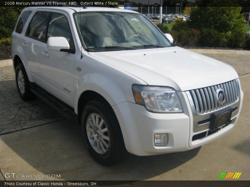 Oxford White / Stone 2008 Mercury Mariner V6 Premier 4WD