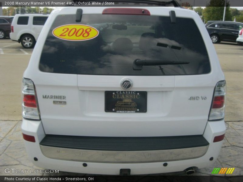 Oxford White / Stone 2008 Mercury Mariner V6 Premier 4WD